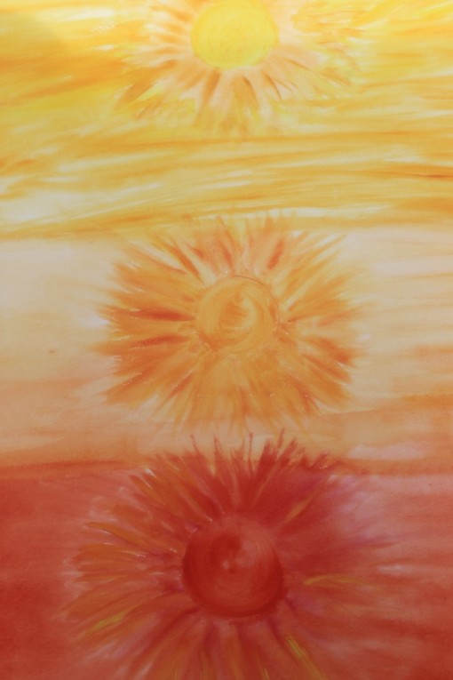 Chakras painting by Michelle Doiron